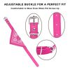 Adjustable Bandana Leather Pet Collar Triangle Scarf